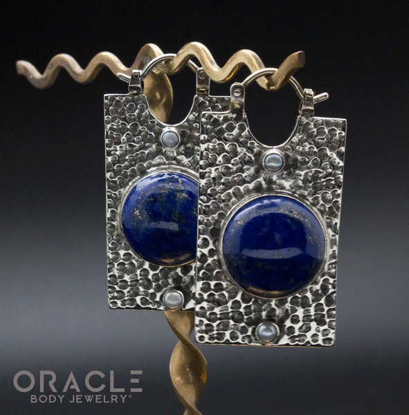 White Brass Kawaii with Lapis and Pearls