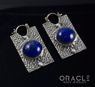White Brass Kawaii with Lapis and Pearls