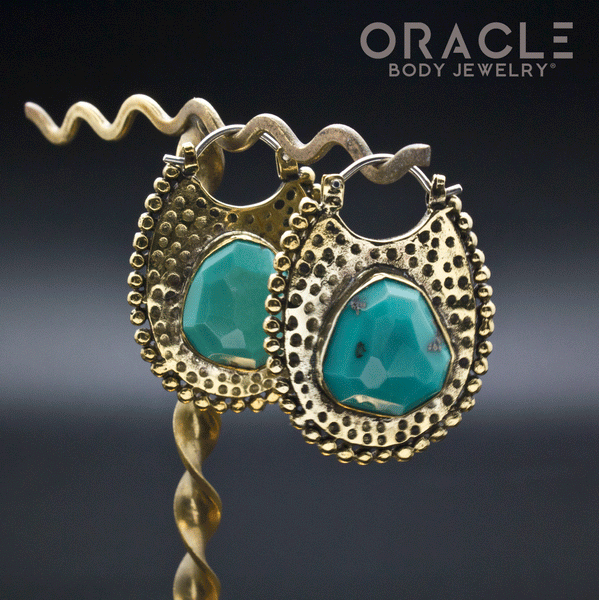Coven with Natural Faceted Turquoise