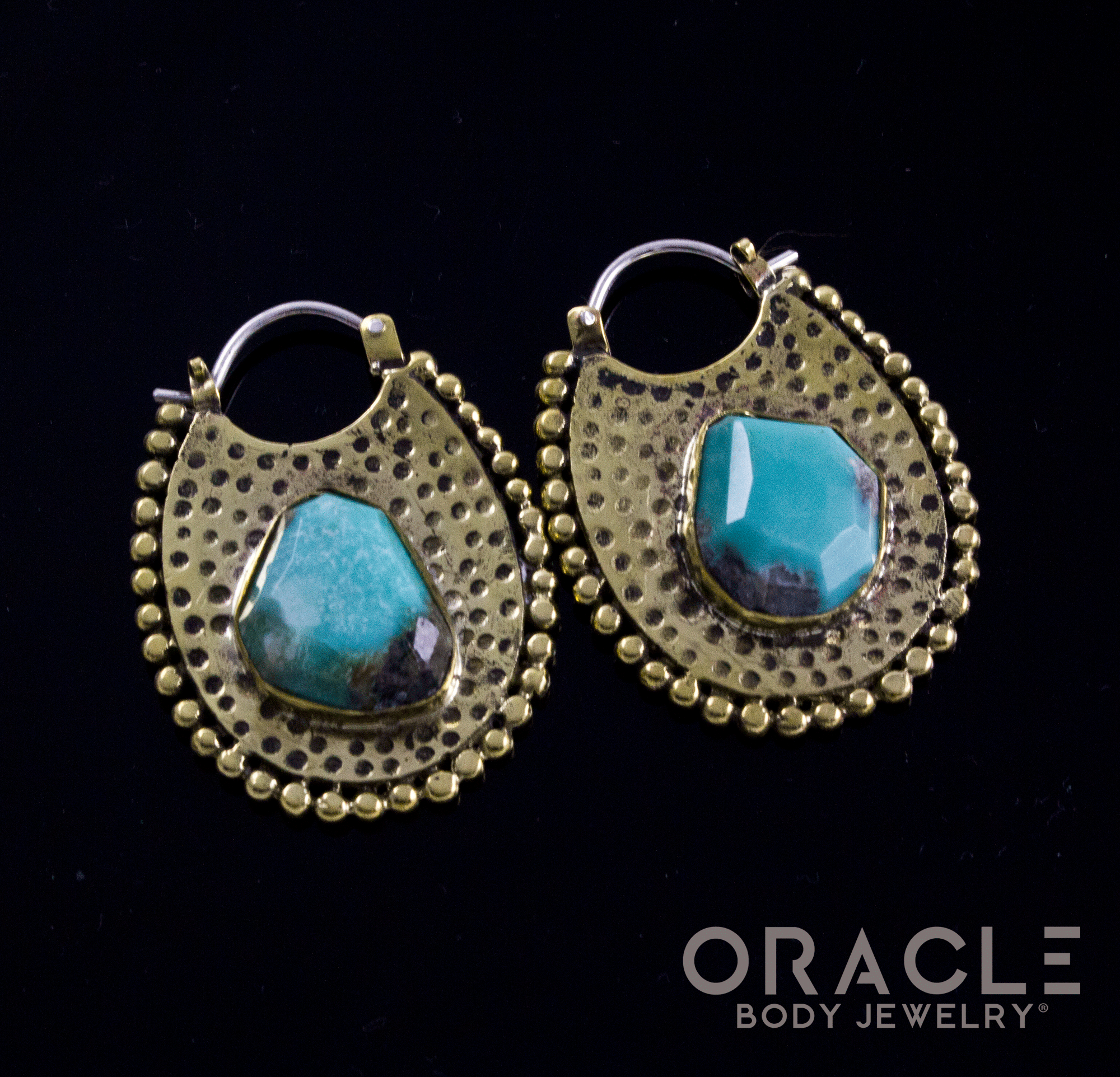 Coven with Natural Faceted Turquoise