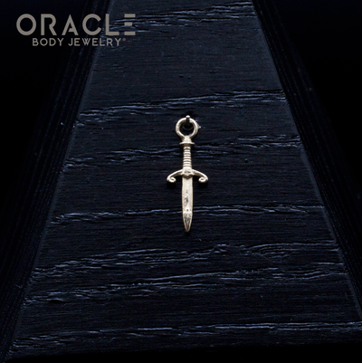 14k Yellow Gold Dagger Charm