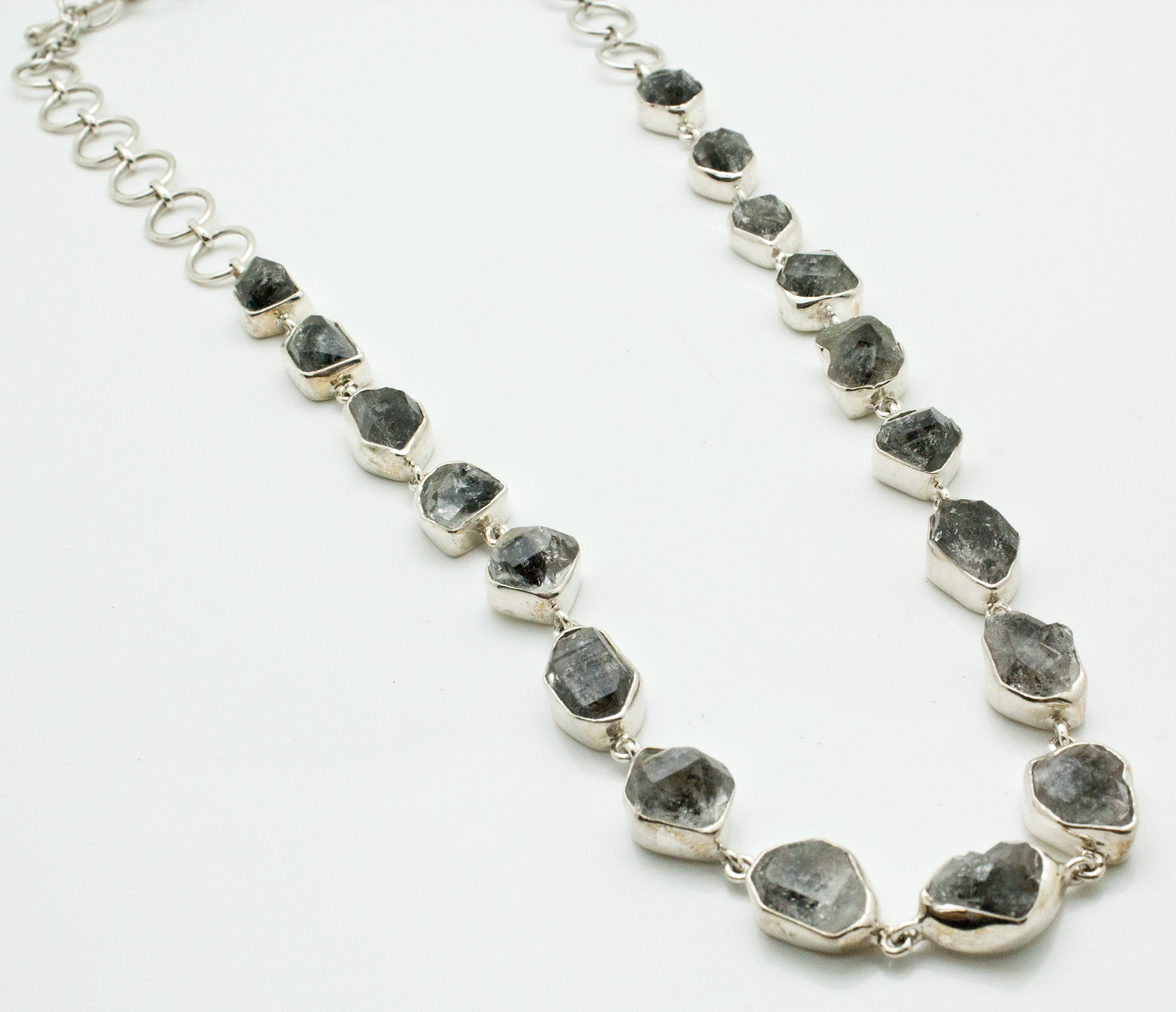 Sterling Silver Herkimer Diamond Necklace