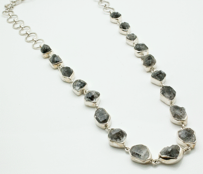 Sterling Silver Herkimer Diamond Necklace