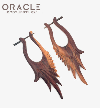 Tamarind Wood Drop Wings Stick Hangers