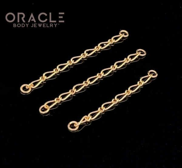 14k Yellow Gold Figaro Chains