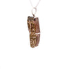 Sterling Silver Large Carved Watermelon Tourmaline Pendant