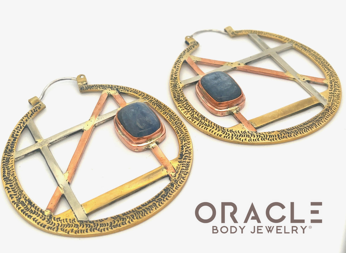 Alchemy Hoops With Kyanite