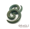 00g (9.5mm) Bloodstone Spirals