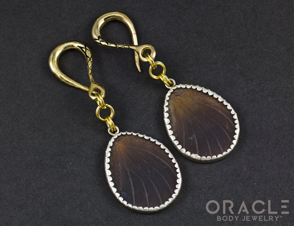 Crossover with Silver Plated Butterfly Wings