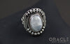 Sterling Silver ring with Moonstone Size 7