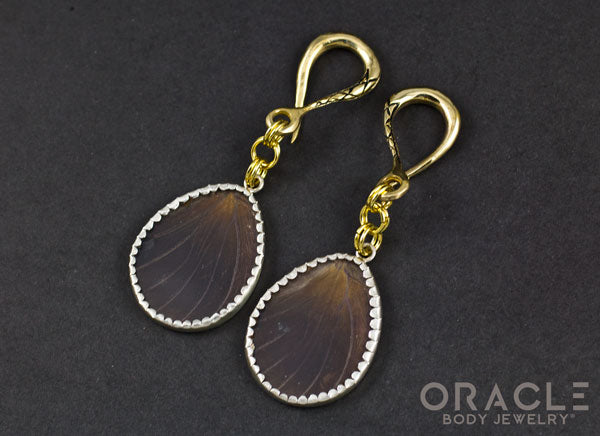 Crossover with Silver Plated Butterfly Wings