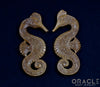 1/2" (12.5mm) Fossilized Mammoth Ivory Seahorse