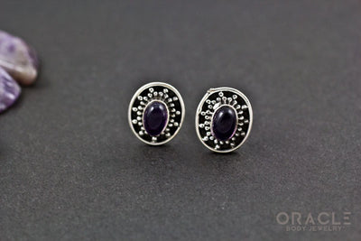 Sterling Silver Amethyst Earrings