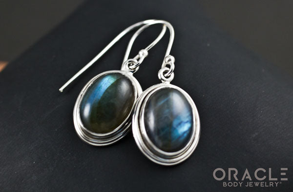 Sterling Silver Labradorite Earrings