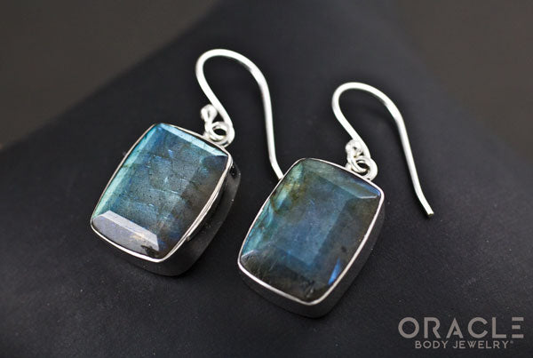 Sterling Silver Labradorite Earrings