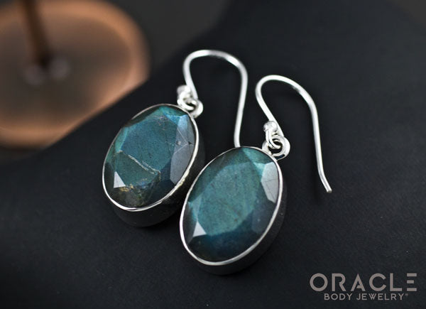 Sterling Silver Labradorite Earrings