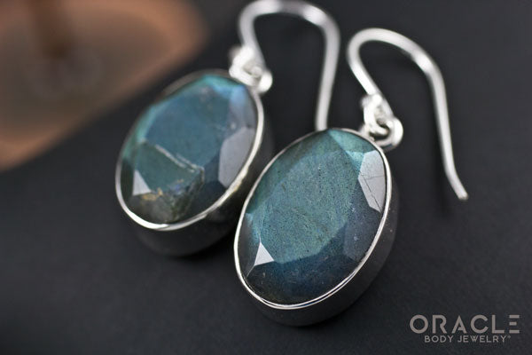 Sterling Silver Labradorite Earrings