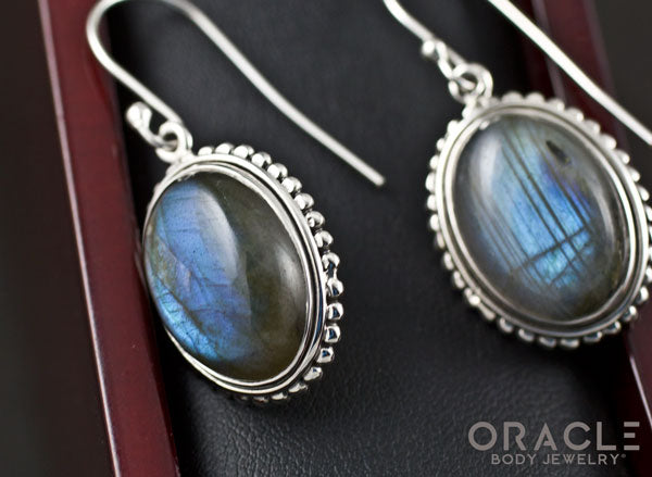 Sterling Silver Labradorite Earrings