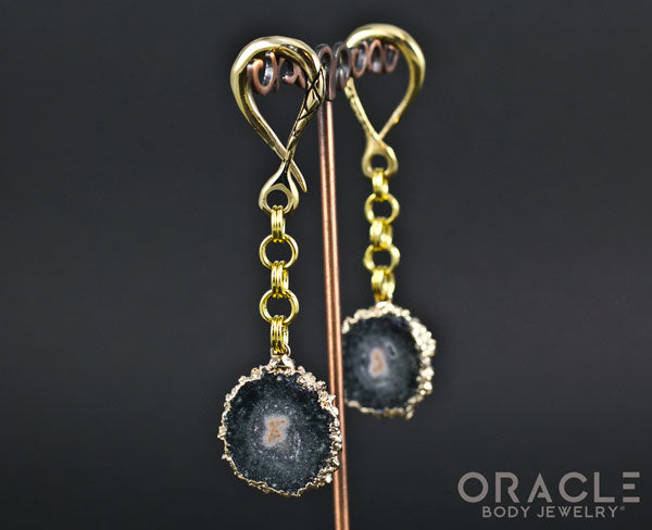 Crossover with Gold Plated Stalactite Slices