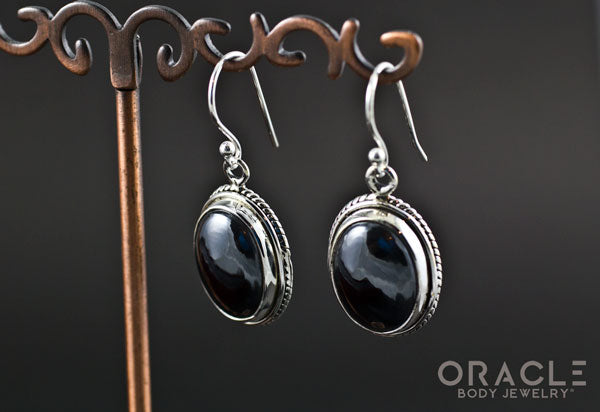 Sterling Silver Hematite Earrings