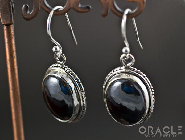 Sterling Silver Hematite Earrings