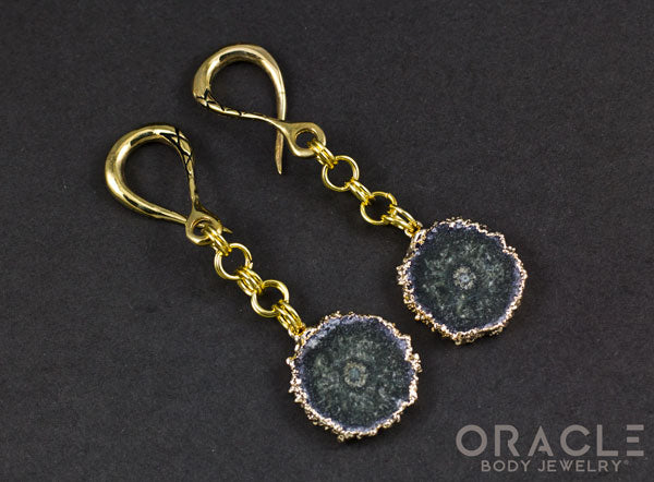 Crossover with Gold Plated Stalactite Slices