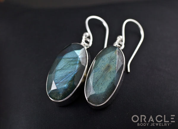 Sterling Silver Labradorite Earrings