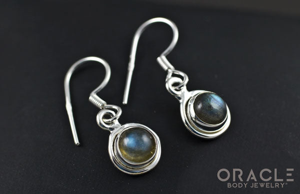 Sterling Silver Labradorite Earrings