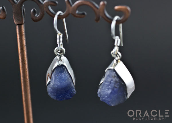 Sterling Silver Tanzanite Earrings