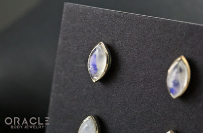 Sterling Silver Moonstone Earrings