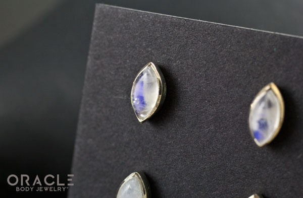 Sterling Silver Moonstone Earrings