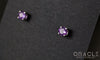 Sterling Silver Light Amethyst Earrings