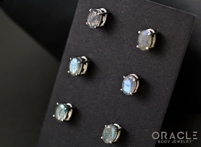 Sterling Silver Labradorite Earrings