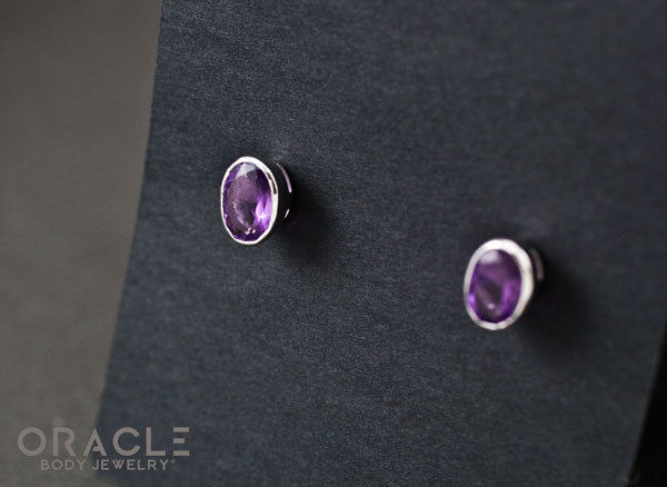 Sterling Silver Amethyst Earrings
