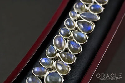 Sterling Silver Labradorite Bracelet