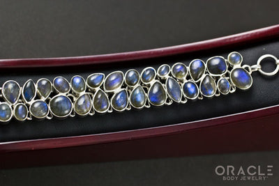 Sterling Silver Labradorite Bracelet