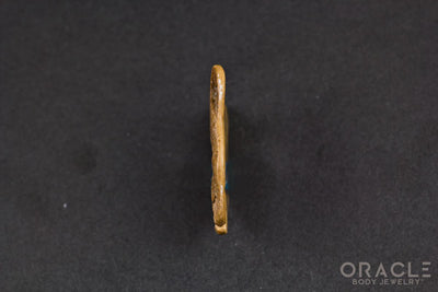1/2" (12.5mm) Fossilized Mammoth Ivory Split Cat