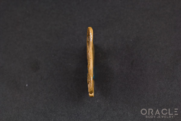 1/2" (12.5mm) Fossilized Mammoth Ivory Split Cat