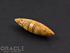 7/16" Fossilized Mammoth Ivory Carved Septum Spike