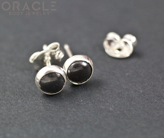 Sterling Silver Hematite Earrings