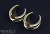 1-1/4" (32mm) Brass Saddles with Fire Agate
