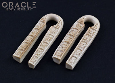 00g (9.5-10mm) Fossilized Mammoth Ivory Long Naga Weights
