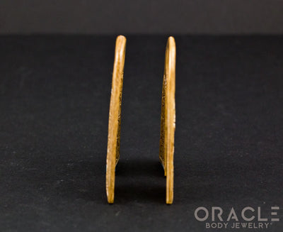 1/2" (12.5mm) Carved Fossilized Mammoth Ivory Split Weights