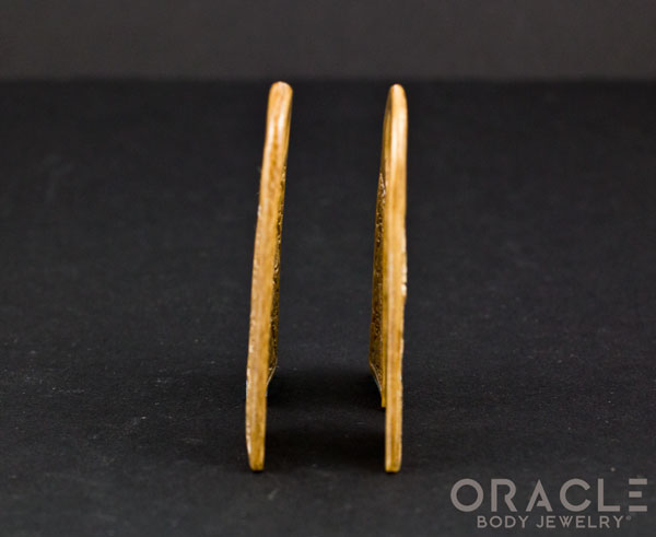 1/2" (12.5mm) Carved Fossilized Mammoth Ivory Split Weights