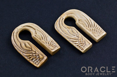 00g (9.5-10mm) Fossilized Mammoth Ivory Wing Split Weights