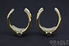1-1/4" (32mm) Brass Saddles with Labradorite