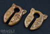 1/2" (12.5mm) Fossilized Mammoth Ivory Split Cat