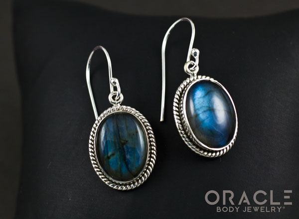 Sterling Silver Labradorite Earrings