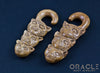 0g (8mm) Fossilized Mammoth Ivory Split Stacked Cats