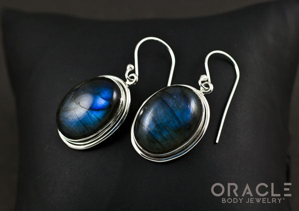 Sterling Silver Labradorite Earrings